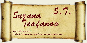 Suzana Teofanov vizit kartica